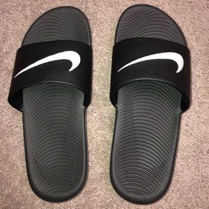 Brand new youth nike slides